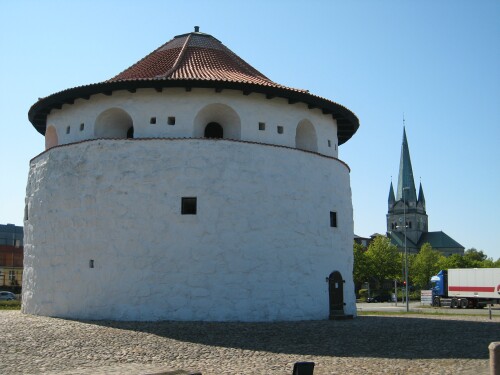 Gunpowder Tower (Krudttårnet) and Frederikshavn Church (Kirke)