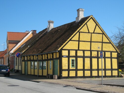 Danish half-timbered home in Saeby