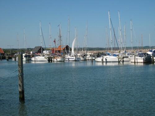 Sailboats in Saeby Harbour - Saeby Havn