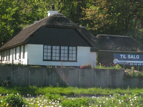 Danish Thatched Roof Farmhouse