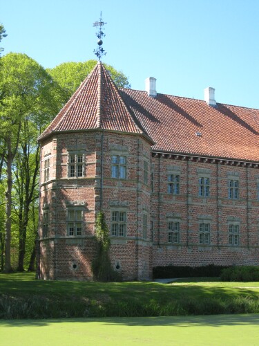 Denmark Voergaard Castle Towers