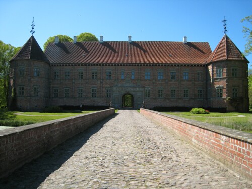 Bridge Accross the Moat at Voergaard Castle