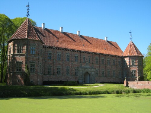 Moats Around Castles and Manor Homes in Denmark