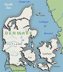 Denmark Map