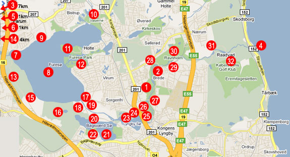 Copenhagen Molleaen Map